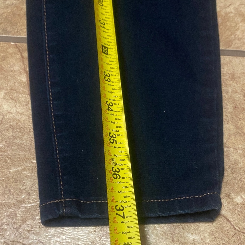Nanette Lepore Size 12 Dark Blue High Rise Ankle Jeans Denim Chic Career - Picture 5 of 12